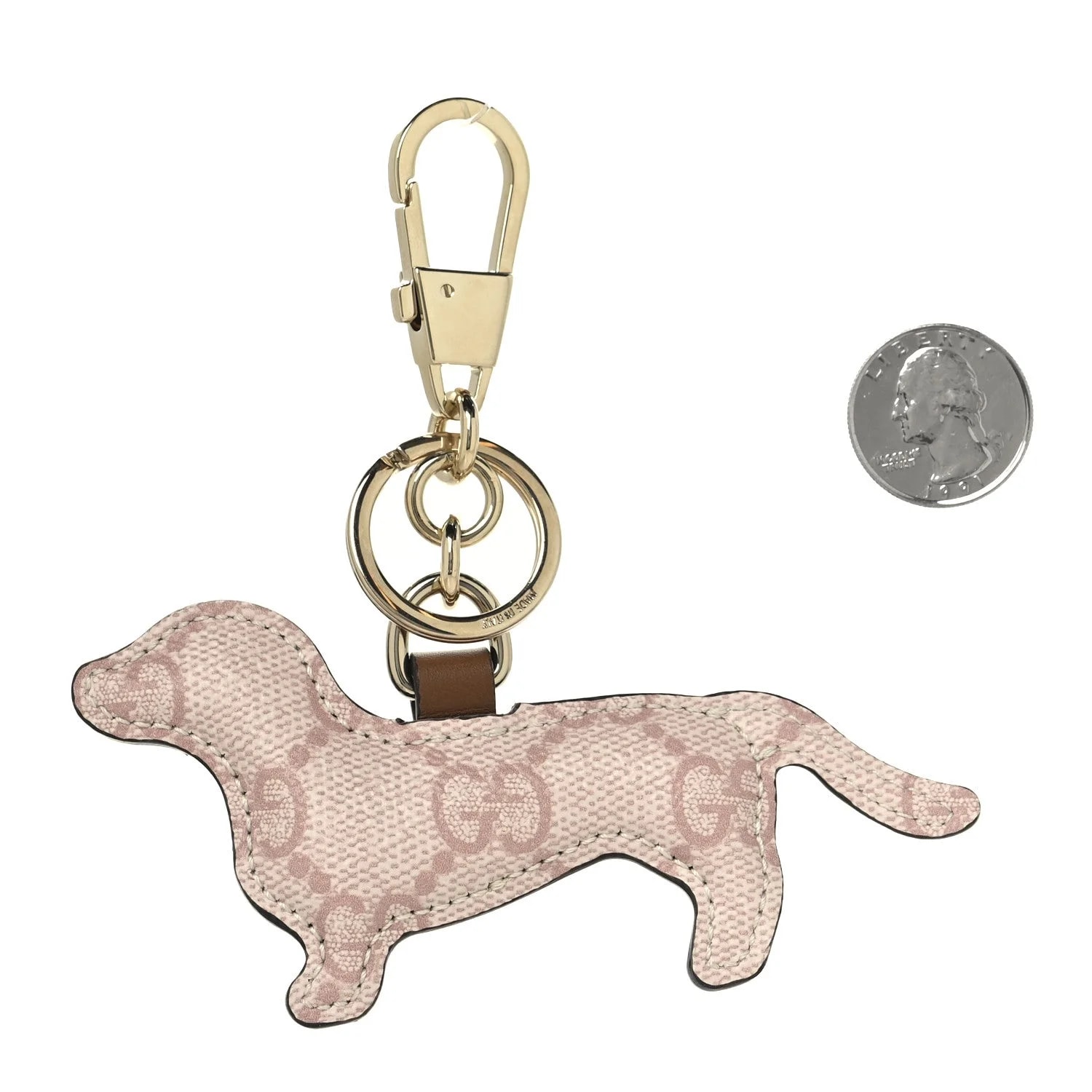 Dog Shaped Bag Charm Light 2