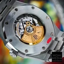 Audemars Piguet AP Royal Oak White Silver 41mm 15400ST Full SET Bracelet 2