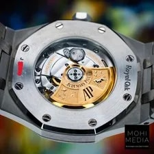 Audemars Piguet AP Royal Oak White Silver 41mm 15400ST Full SET Bracelet 3