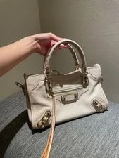 Balenciaga — Balenciaga Classic Metallic Edge City #QY00B6 — Handbag — resale