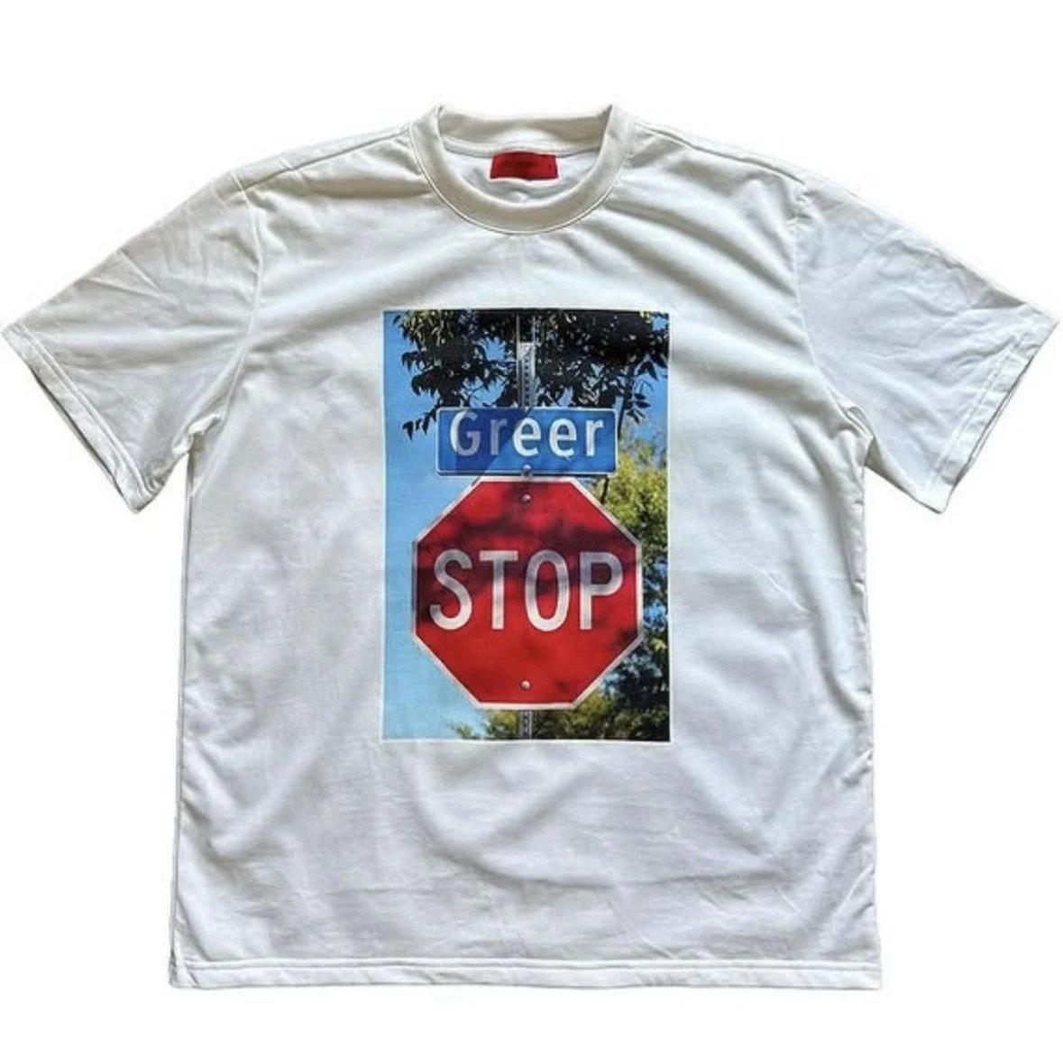 Greer Street Stop Sign T-shirt — streetwear — resale