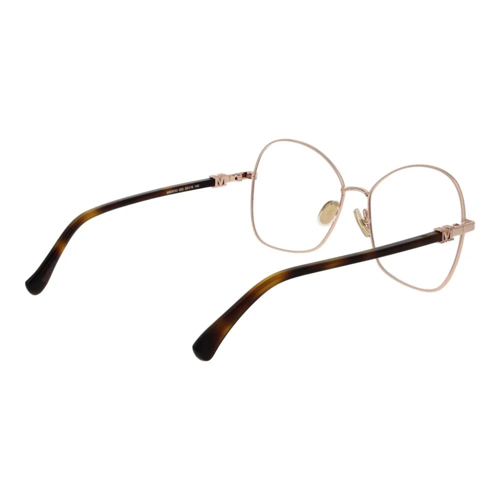 Max Mara Rose Gold Metal Glasses (Frames) 3