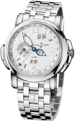 Worldofluxuryus — Ulysse Nardin GMT +/- Perpetual Platinum & 18K White Gold — Watch — resale