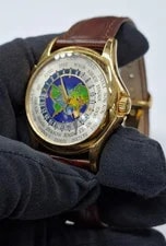 Patek Philippe World Time 5131j-001. Yellow Gold Preowned 3