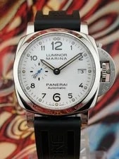 Panerai — Panerai PAM 1523 Luminor Marina 1950 White Dial - 2019 PAM01523 Complete Set — Watch — resale