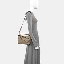 Loewe Puzzle Small ' /Mink' - Very Good #Phjqmc 2
