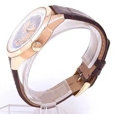 Jaeger-LeCoultre Geophysic 18k Rose Gold Leather Auto Blue Q8102520 2