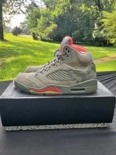 Air Jordan — Size 9.5 - Air Jordan 5 Retro Camo — Sneaker — resale