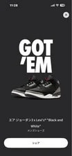 7.0US Levi'S Air Jordan 3 and 3