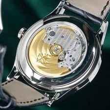 Patek Philippe Annual Calendar Grey Rhodium 18K White Gold Leather 5396G 2