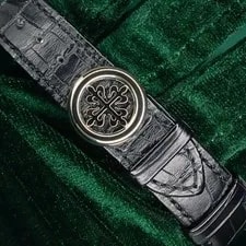Patek Philippe Annual Calendar Grey Rhodium 18K White Gold Leather 5396G 3