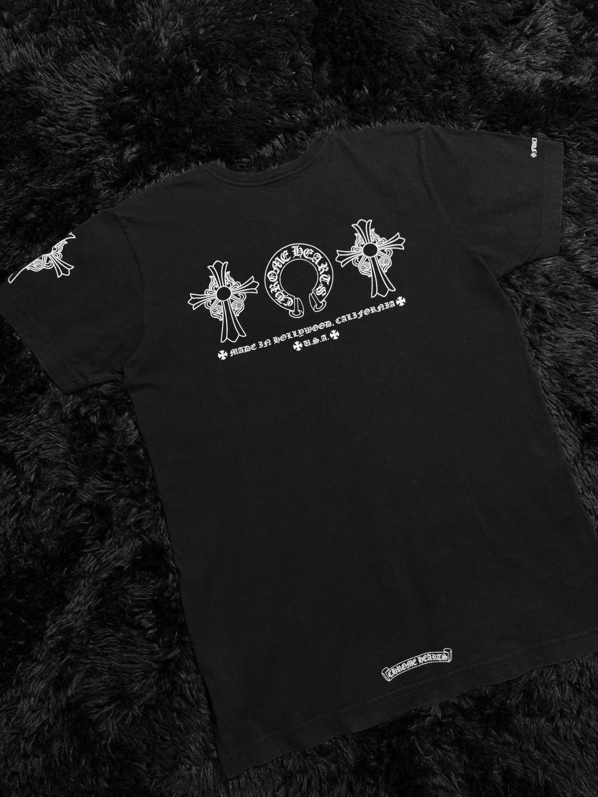 Chrome Hearts — Hearts Horseshoe Crossed Logo Tee — streetwear — resale