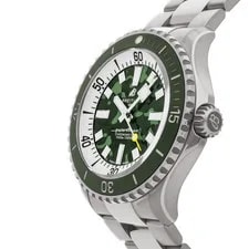 Breitling Superocean Super Diver Titanium Auto Green Camo Bracelet E10379D31L1E1 2