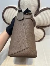 Loewe Puzzle Medium Geometric Crossbody Greige 3