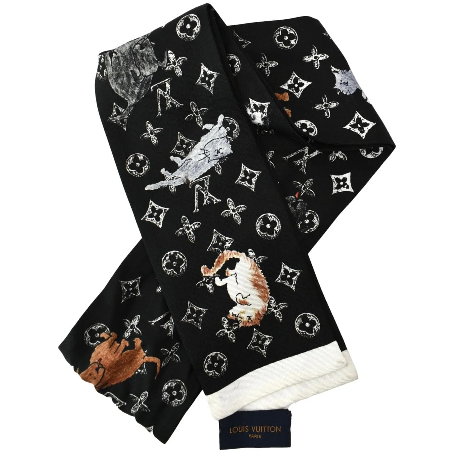Louis Vuitton — Louis Vuitton Catogram Scarf Bandeau — Accessory — resale