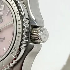 TAG Heuer Link Date WT141F Pink Shell Quartz From Japan 3