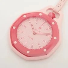 Audemars Piguet X Swatch Royal Pop SSX03R100N CE Stem-winder Pink-Face 2