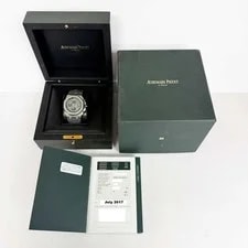 2017 Audemars Piguet Royal Oak Offshore Chrono Elephant 26470ST 42MM Grey Ss B/p 2