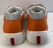 Prada America's Cup Size UK9 US10 Papaya 3