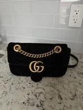 Gucci — Small Gucci GG Marmont 2.0 Matelassé Hardware — Handbag — resale