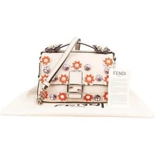 Fendi — Fendi Flowerland Double Micro Baguette Crossbody — Handbag — resale