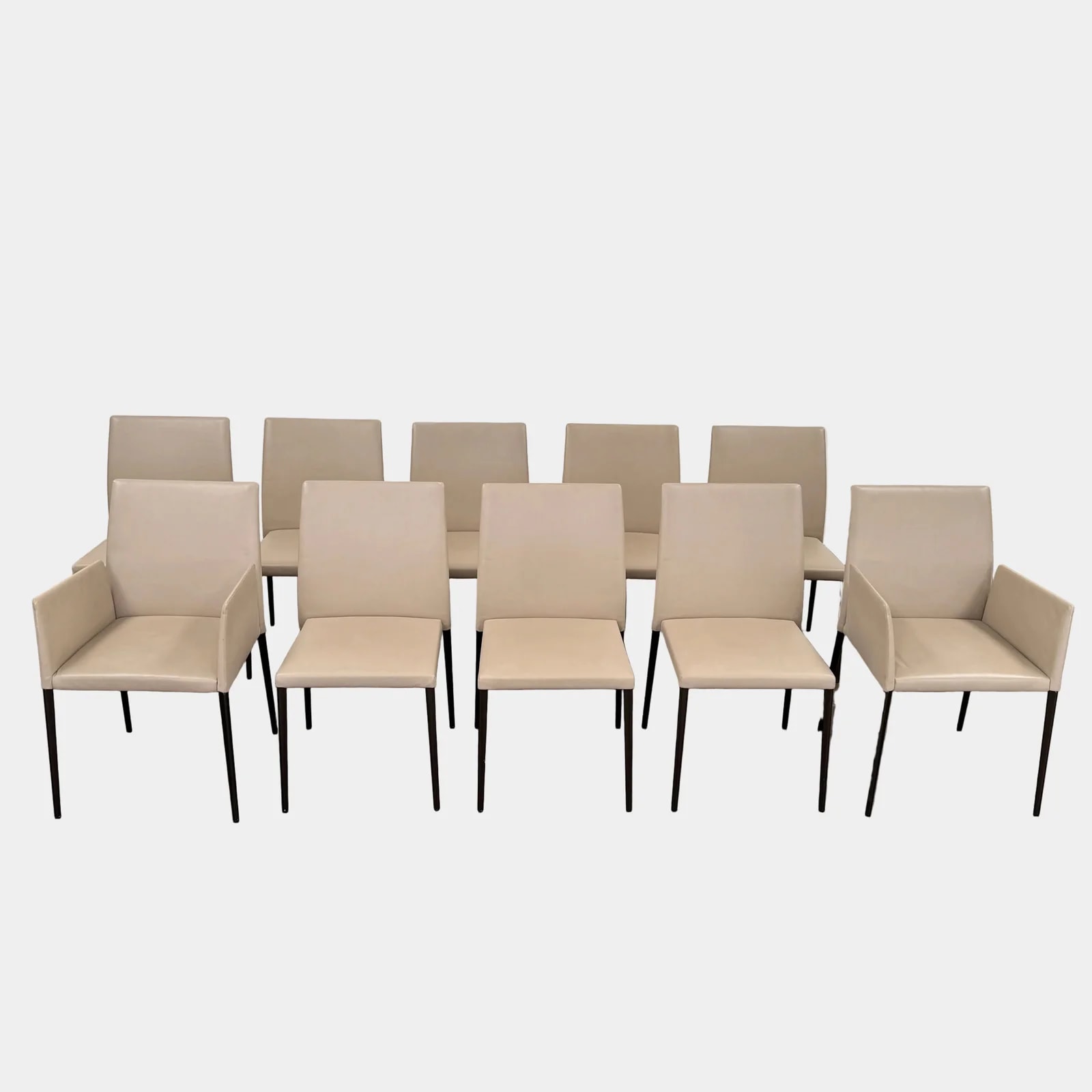 Walter Knoll — Walter Knoll Deen Dining (Set 2 Armchairs and 8 Side ) — Furniture — resale
