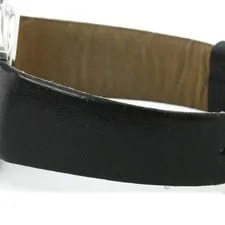 Omega Seamaster Date Stainless Steel Leather Quartz S 196.0072 3