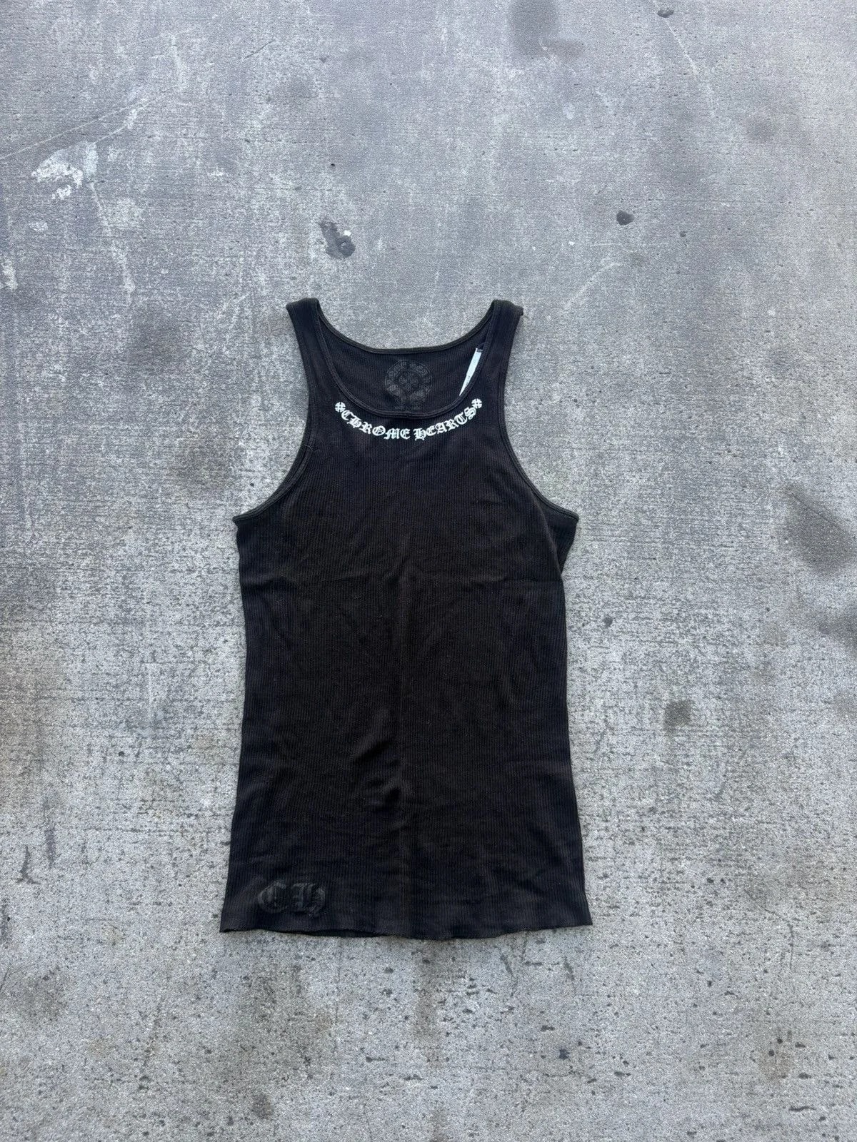 Chrome Hearts — Hearts Neck Scroll Tank Top — streetwear — resale