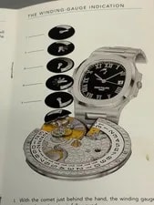 Original Factory Nautilus 3710/1A Patek Philippe Instruction Manual - English 4