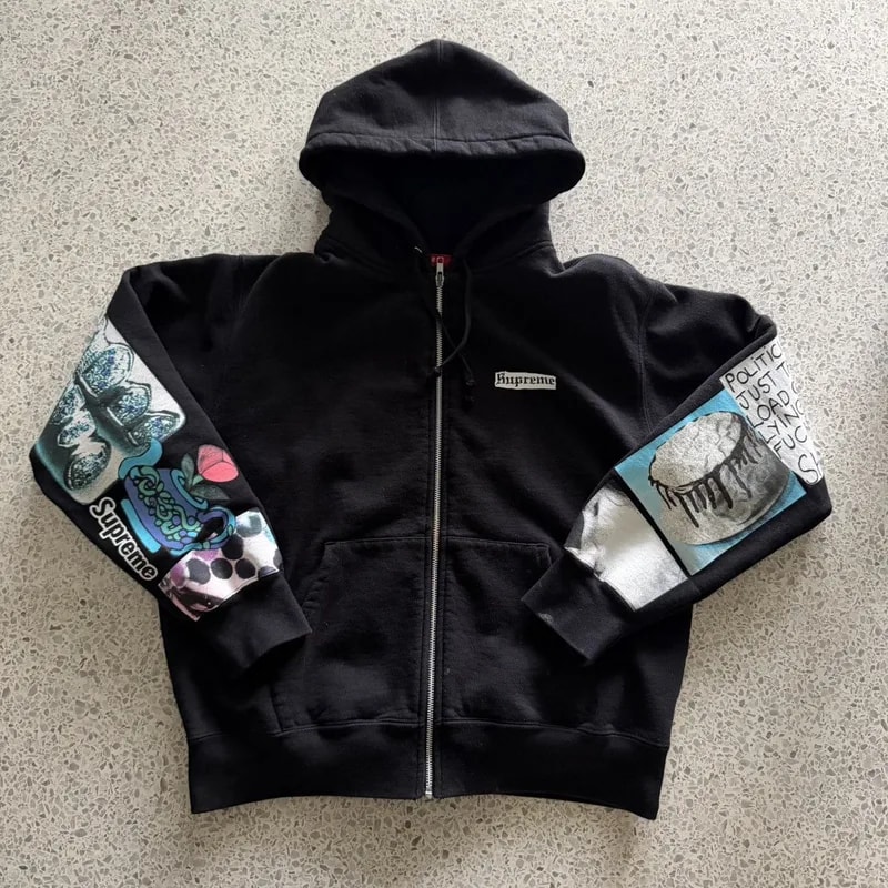 Supreme — Supreme Spread Zip Up Hoodie — streetwear — resale