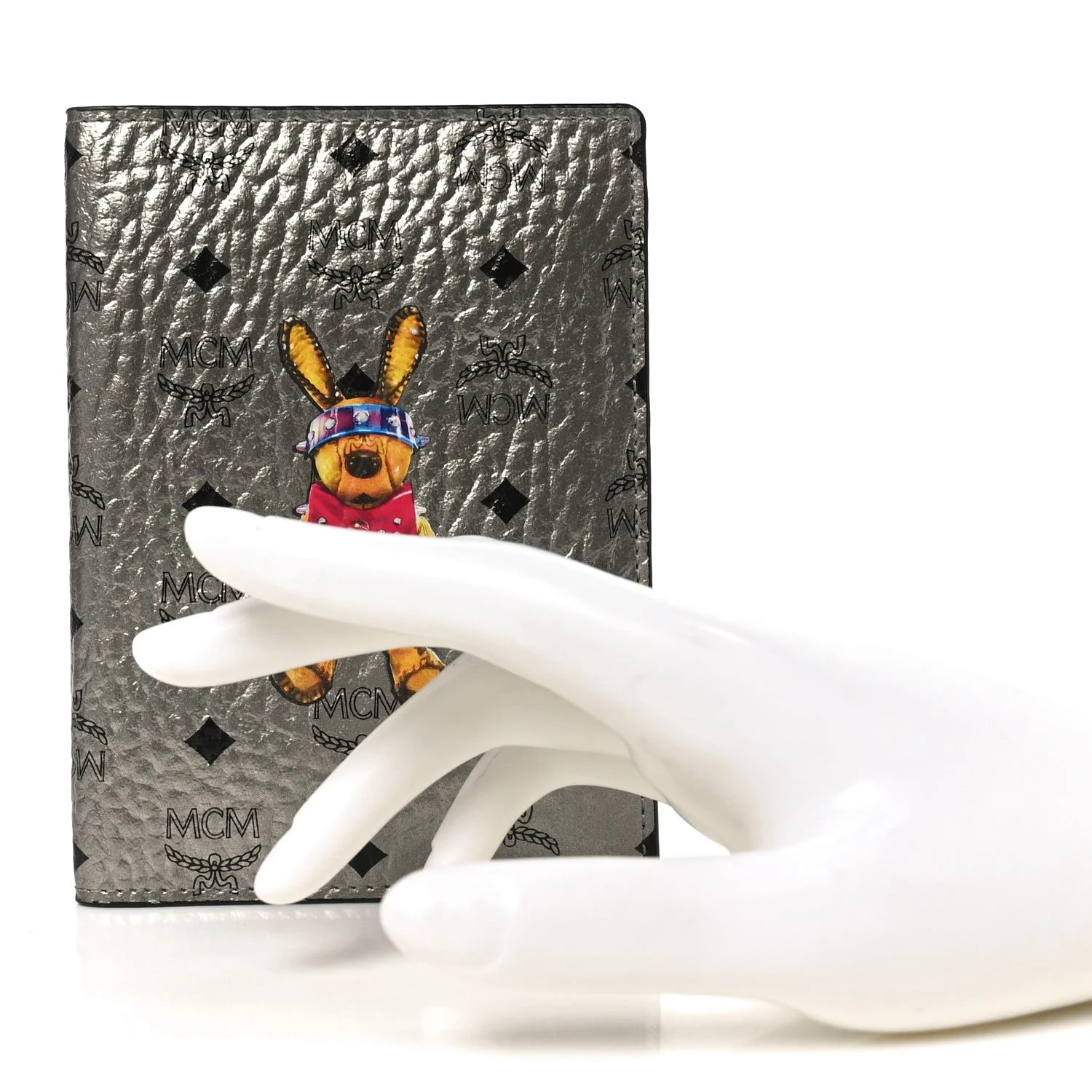Metallic Visetos Rabbit Passport Holder 2