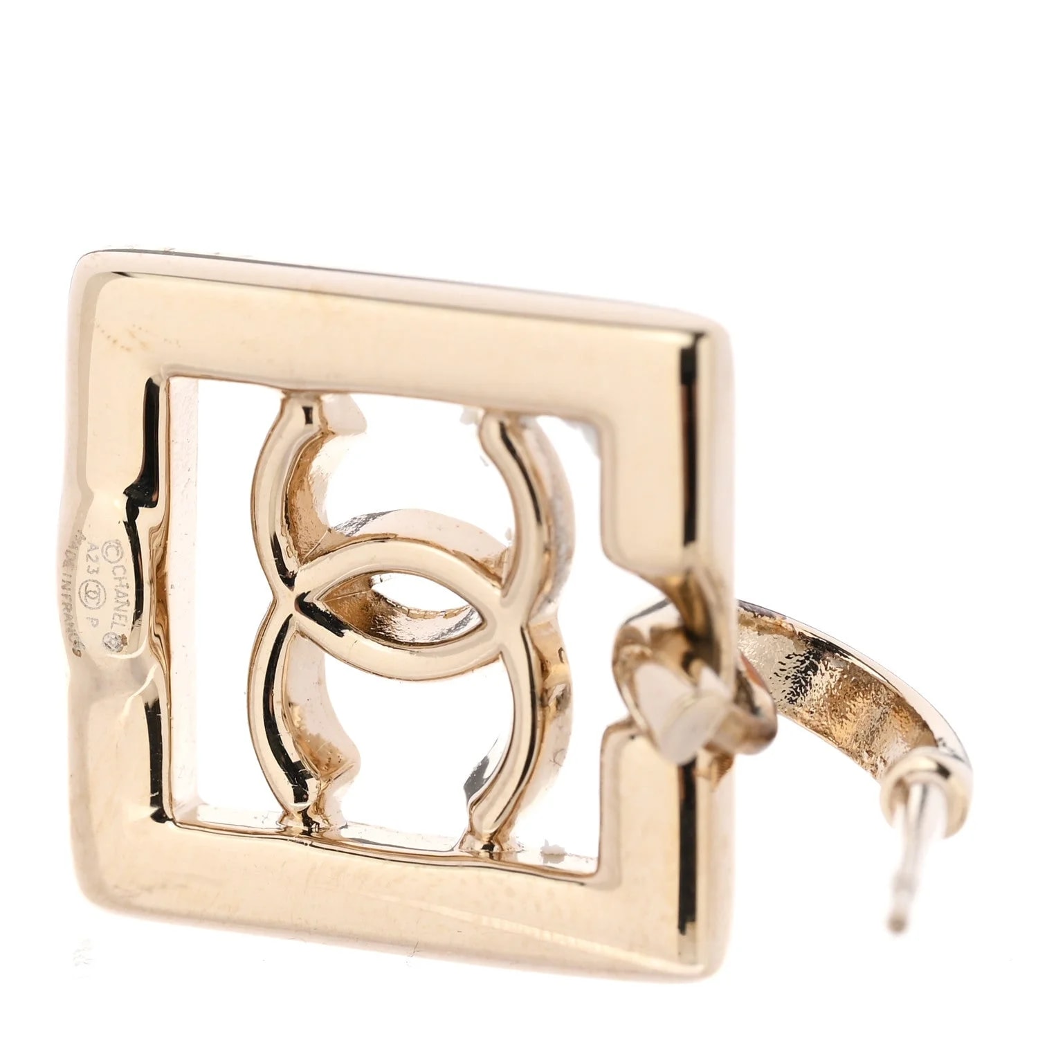 Metal Square CC Dangle 4