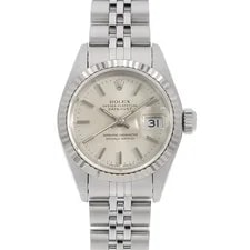 Rolex — Rolex Datejust 69174 Silver Bar X Number Second Hand — Watch — resale
