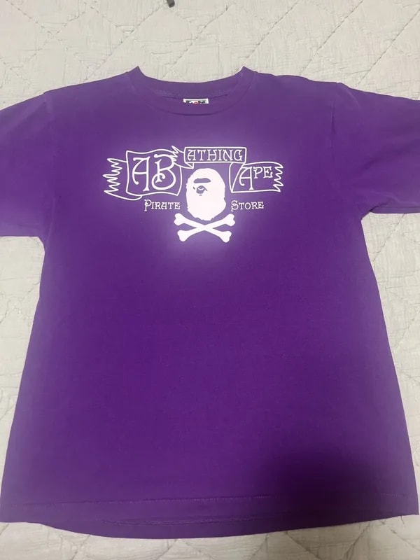 BAPE — Bape CrossBone Logo Tee — streetwear — resale