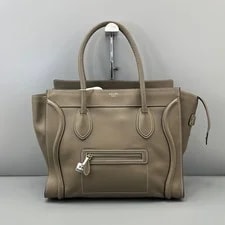 Celine — Celine Luggage Large Elephant Grained Top Handle Duty Paid — Handbag — resale