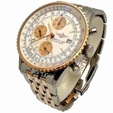 Breitling Old Navitimer D13322 Chronograph 18k Gold&Stainless Steel Full Set BPs 2