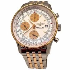 Breitling Old Navitimer D13322 Chronograph 18k Gold&Stainless Steel Full Set BPs 3