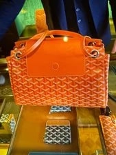 $7120 Goyard Saigon Top Handle With 3