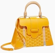$7120 Goyard Saigon Top Handle With 4