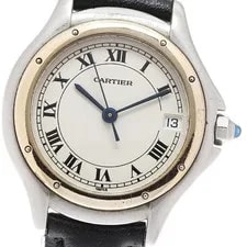 Cartier — Cartier Panthere Cougar SM W350058F Date YG Bezel Quartz Watch_948383 — Watch — resale