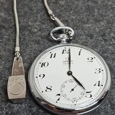 Omega Pocket , Manual Winding, Small Seconds, Silver 2