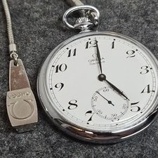 Omega Pocket , Manual Winding, Small Seconds, Silver 3