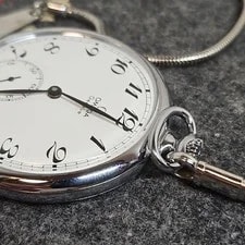 Omega Pocket , Manual Winding, Small Seconds, Silver 4
