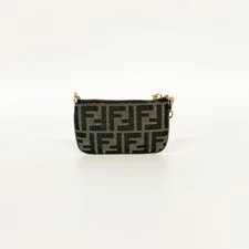 Auth Fendi Baguette Mini Fabric 3