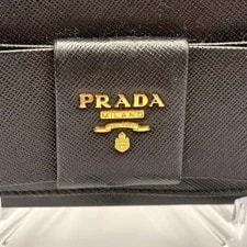Prada Fiocco Ribbon Chain Wallet 2