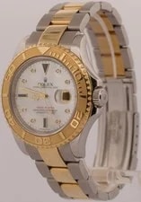 2009 Papers Rolex Yacht-Master Factory MOP Diamond 18K 40mm Rehaut 16623 BOX 3
