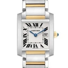Cartier — Cartier Tank Francaise Midsize Steel Yellow Gold W51012Q4 Papers — Watch — resale