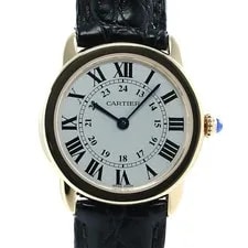 Cartier Ronde Solo de SM W6700355 Silver Stainless Steel/K18 Yel 2