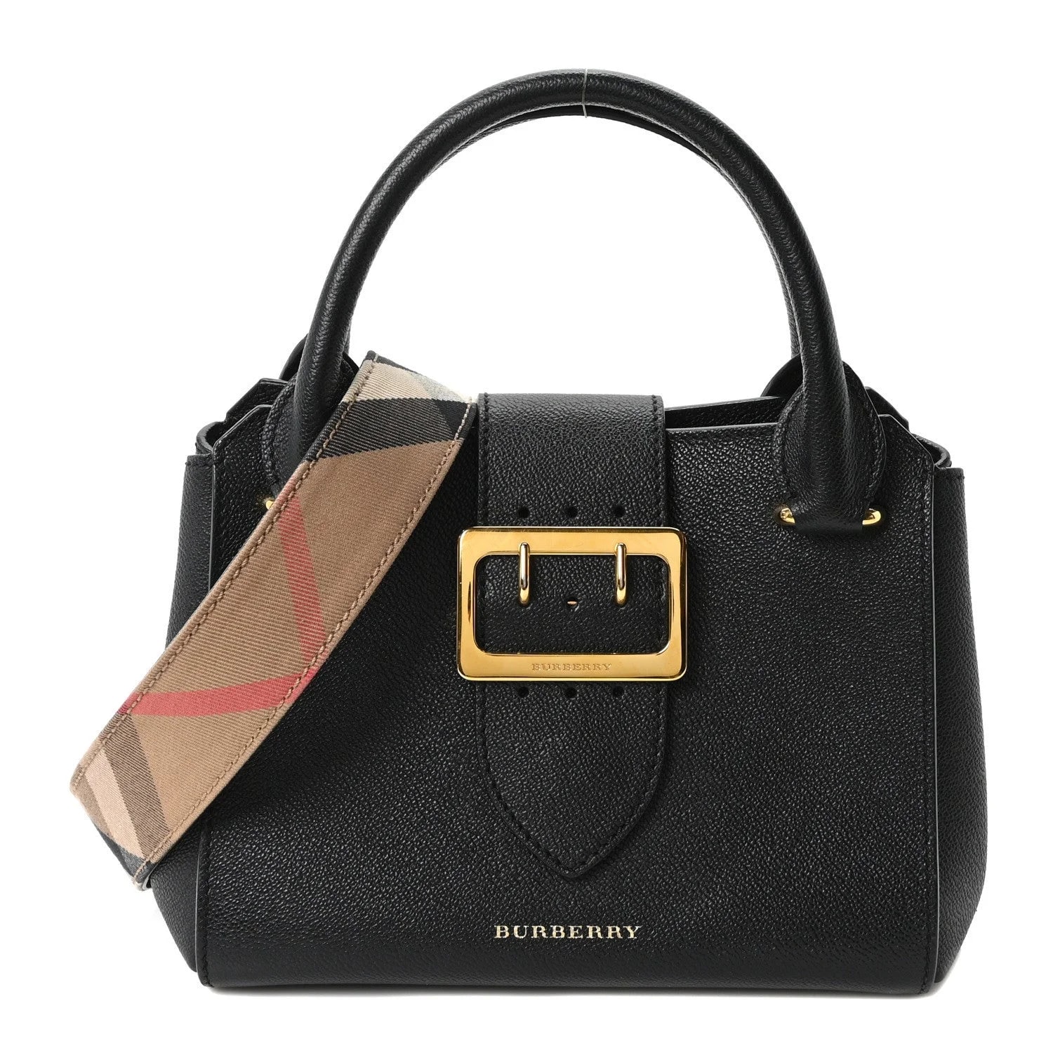 Burberry — Soft Grain Small Buckle — Handbag — resale