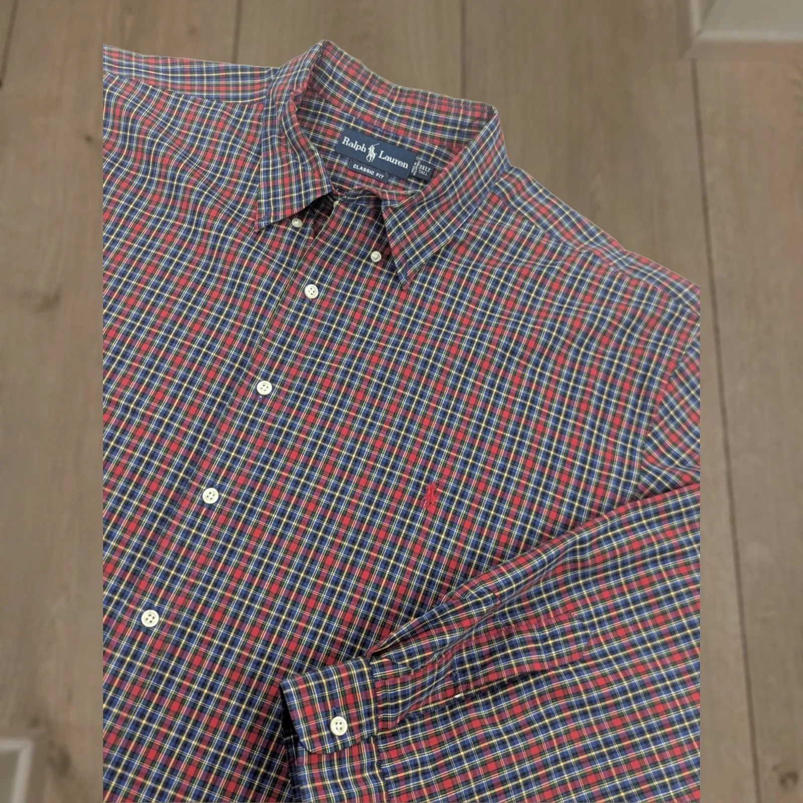 Polo Ralph Lauren — Polo Ralph Lauren Classic Fit Shirt 3XLT Tall Plaid Button Down — streetwear — resale